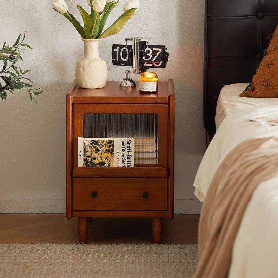 简约实木床头柜简约置物柜家用小型储物柜收纳柜床边小柜子玻璃柜,模玩/动漫/周边/娃圈三坑/桌游,模型制作工具/辅料耗材,淘宝优惠券,粉丝福利购,淘宝优惠卷