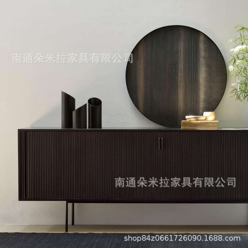 RH高端简约电视柜精美展示柜设计师设计高端展示柜电视柜可储物