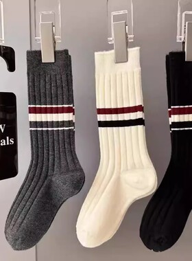 【下单立减50】冬季保暖设计款搭鲨裤百搭高级中筒堆堆袜PX