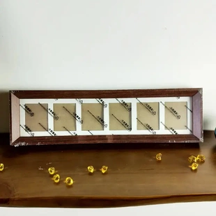 【下单立减50】六行相框摆台画框客厅玄关装饰摆件放钱币展示