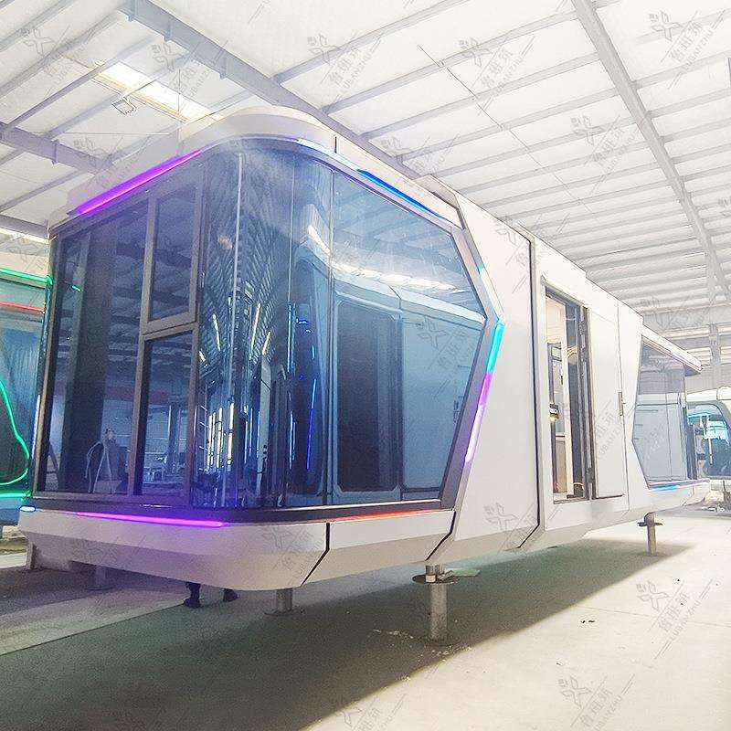 未来舱整体装配式卫生间智慧城市驿站生产厂家 景区凉亭售货亭