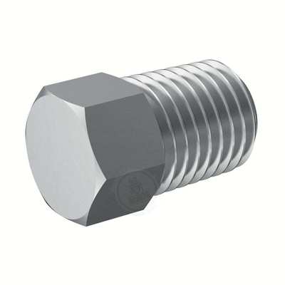 Metric Male 低压碳钢外六角外丝堵头 1M12P358