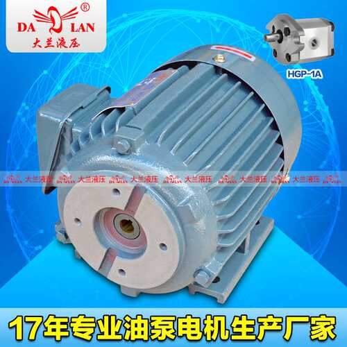 厂家直销DALAN大兰液压电机 HGP-1A油泵专用电机DL-802-4-0.75KW