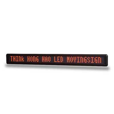 Led scrolling text board advertising indoor information