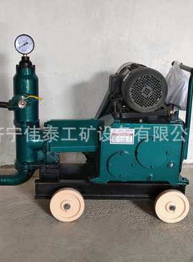 单缸注浆机活塞式小型电动灌浆机桥梁压浆机HJB灰浆泵水泥注浆机