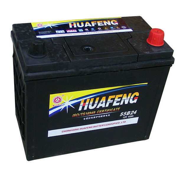 汽车蓄电池38B20型号免维护电瓶12V36AH6-QW-36AH