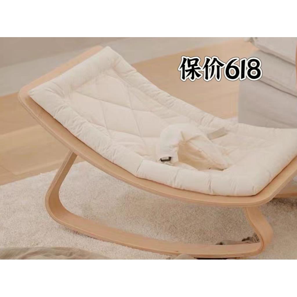 木制婴儿摇椅躺椅儿童摇摇椅新生儿安抚椅哄娃神器影楼拍摄神器