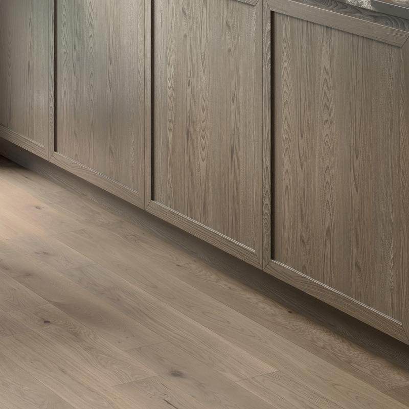 欧洲橡木大自然多层木地板室内家用现代简约灰色E0级实木复合地板