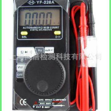 泰玛斯YF-220A自动换档数位名片型电表YF220A万用表