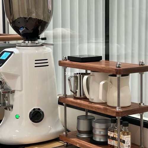 茶杯架新中式德国T4kzi桌面实木古风隔层办公厨房置物架台面架子