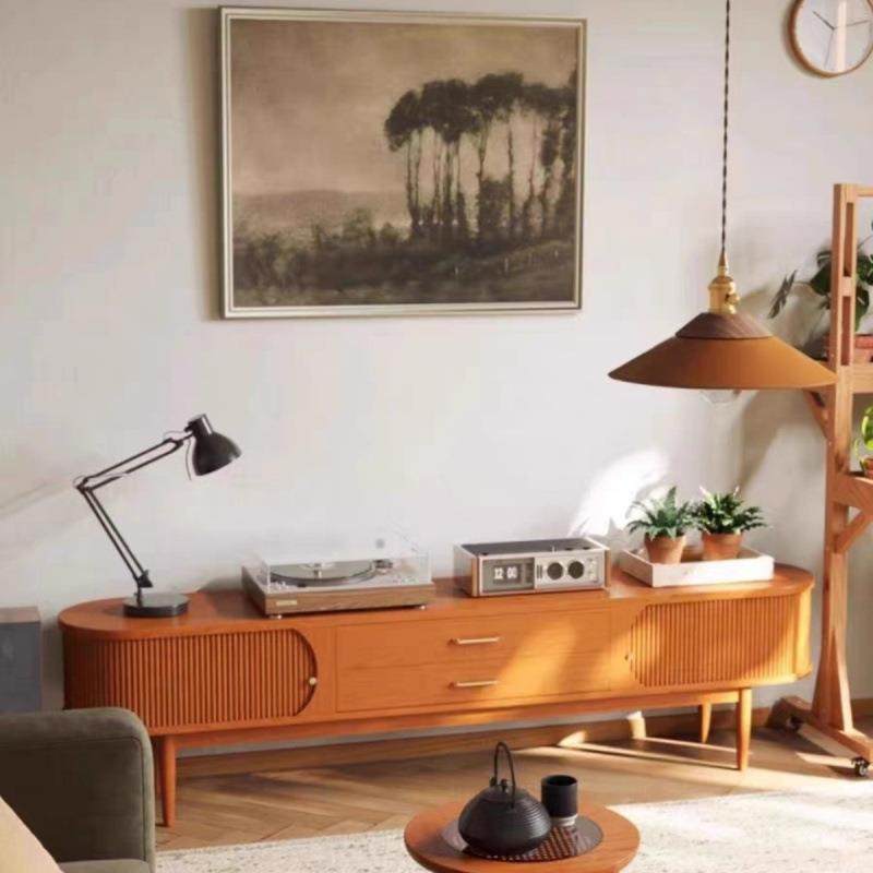 北欧实木电视柜日式复古小型收纳储物柜客厅家具民宿原木色卧室,模玩/动漫/周边/娃圈三坑/桌游,模型制作工具/辅料耗材,淘宝优惠券,粉丝福利购,淘宝优惠卷