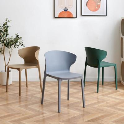 北欧家用餐椅加厚成人靠背凳子现代简约办公椅椅子网红塑料休闲椅
