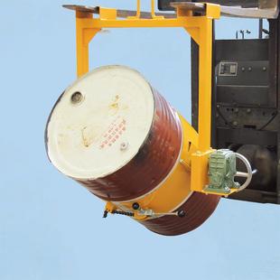 供应油桶搬运倒桶机具抱箍式手摇翻转装卸车叉车行车化工吊桶器