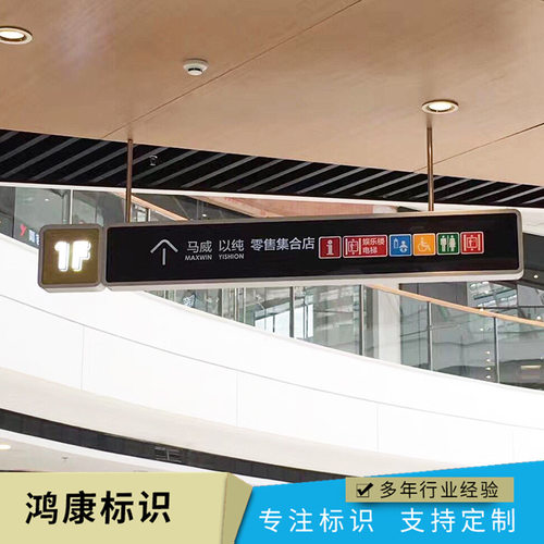 直销铜牌LED灯吊牌镂空发光指示牌导向广告牌洗手间指示牌铜牌