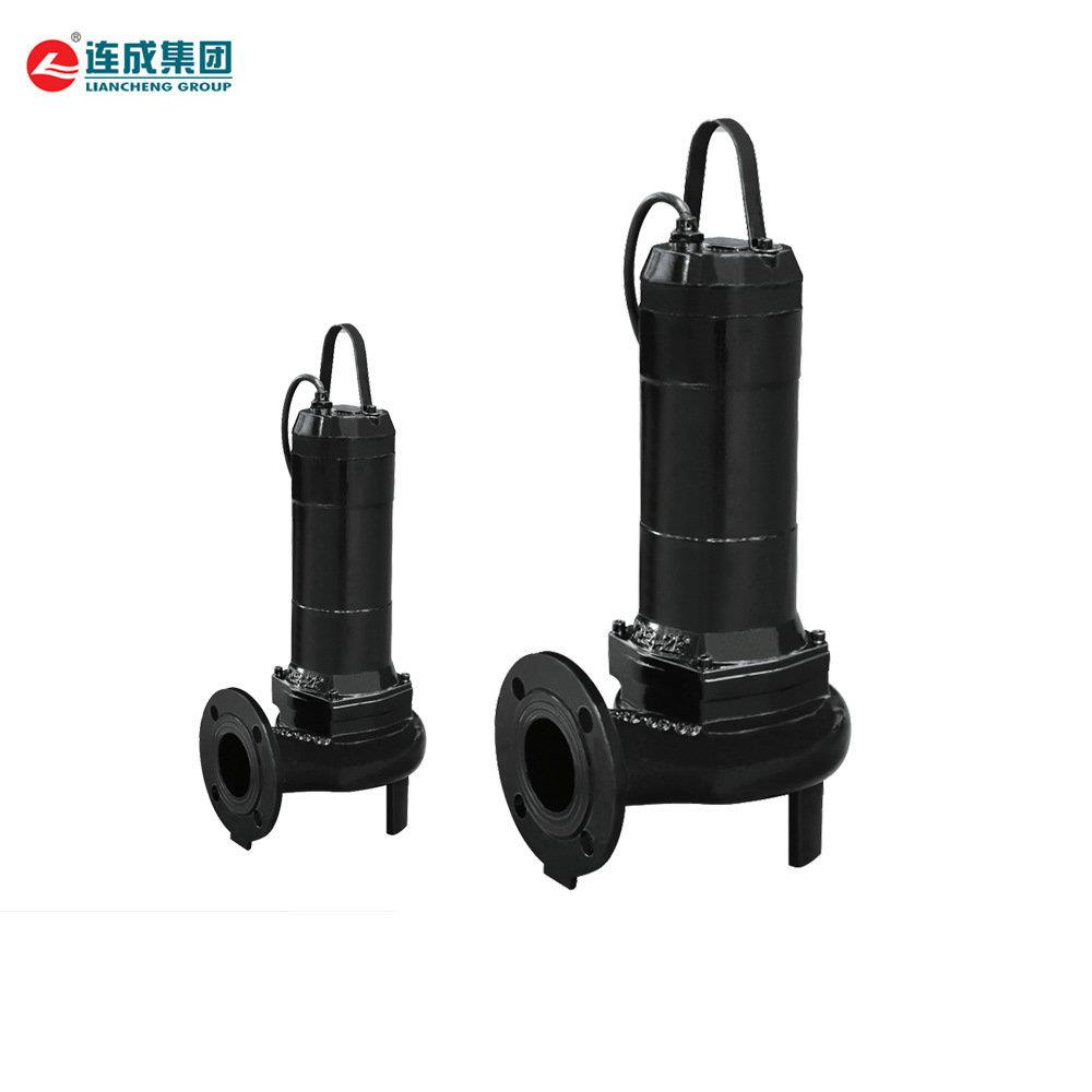 上海连成50WQ 2.2KW潜水排污泵大口径无堵塞排水泵地下室潜污泵