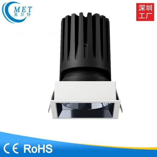 厂家直销 新款嵌入式COB方形射灯10W12W18W28W 方形射灯嵌入式
