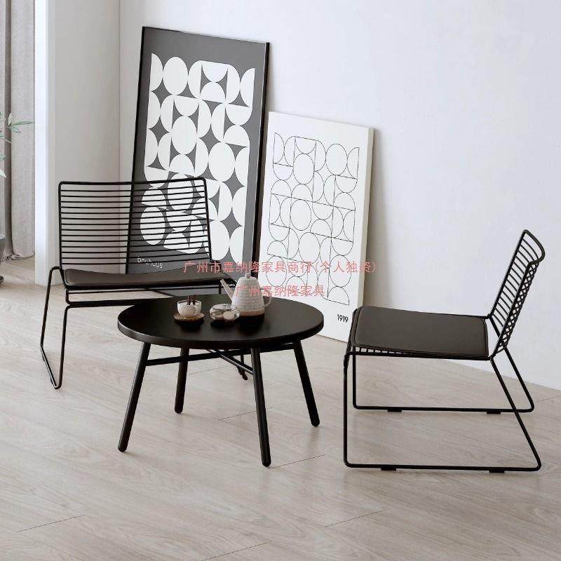 户外休闲桌椅组合咖啡厅奶茶店烧烤店庭院商场室外摆铁艺椅子套装