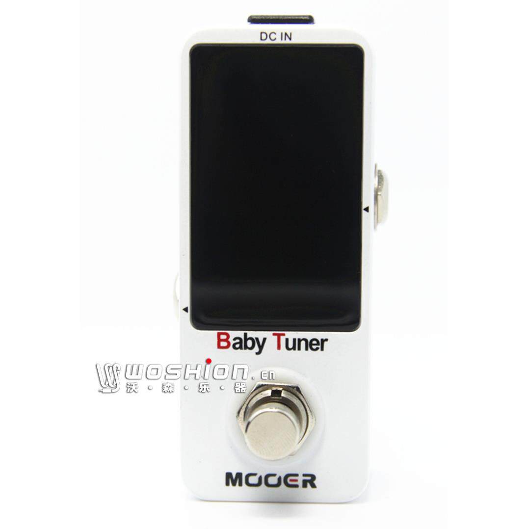MOOER魔耳Baby Tuner 电箱贝司电吉他单块调音器校音表