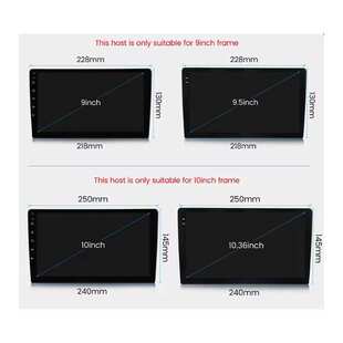 9.5寸全贴合车载导航2K QLED Car stereo universal navigation