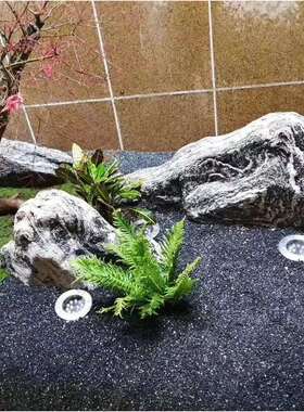 黑色砾石厂家工程铺路碎石水磨石机制水洗小石子