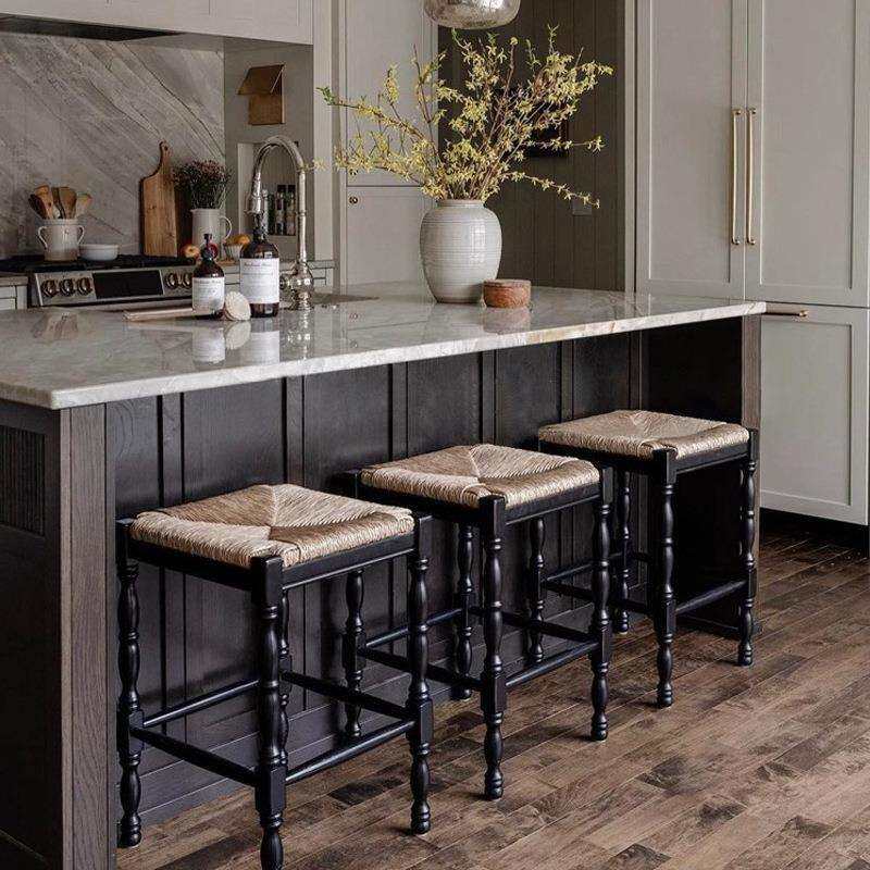 法式复古实木凳子家用餐厅绳编座面高脚凳中古风吧台实木高款餐椅,模玩/动漫/周边/娃圈三坑/桌游,模型制作工具/辅料耗材,淘宝优惠券,粉丝福利购,淘宝优惠卷