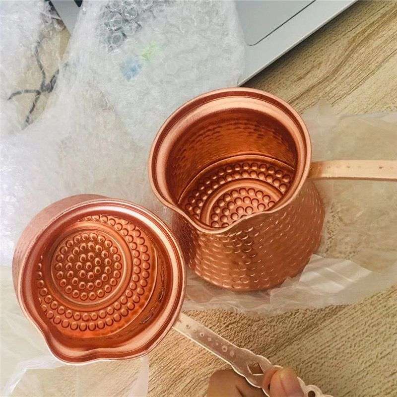 土耳其咖啡杯咖啡店复古咖啡壶咖啡杯锅传统斗器具法压铝制杯子