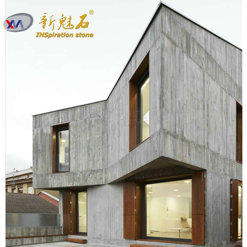 商业空间设计仿真石头艺术板木纹板碳化木清水板咖啡厅装饰板石板