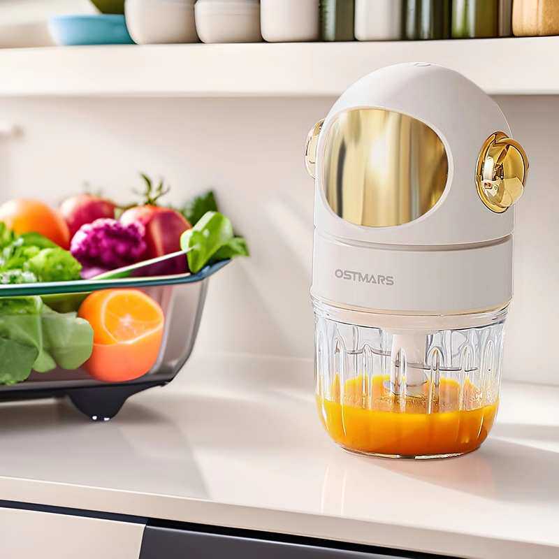 德国OSTMARS新款辅食机婴儿专用12刀料理机300ML婴幼儿小型搅拌机