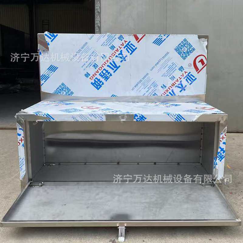 矿用避难硐室用不锈钢座椅 靠背可拆卸储物柜304材质双人避难座椅