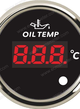 ECPC直径52MM多色背光柴油发动机改装车工程车船艇船用数显油温表