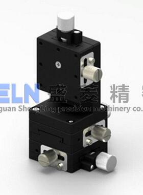 供应燕尾螺杆驱动光学手动微调台XYZ轴LWFDV40-L/XYZEG40精密台