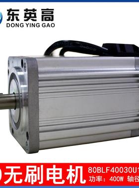 东英高80BLF400W直流无刷电机高速3000转低压48V轴径19mm长164mm