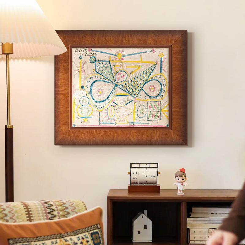 和平鸽》毕加索抽象艺术装饰画法式小众复古客厅挂画玄关走廊壁画,玩具/童车/益智/积木/模型,毛绒/玩偶/公仔/布艺类玩具,淘宝优惠券,粉丝福利购,淘宝优惠卷