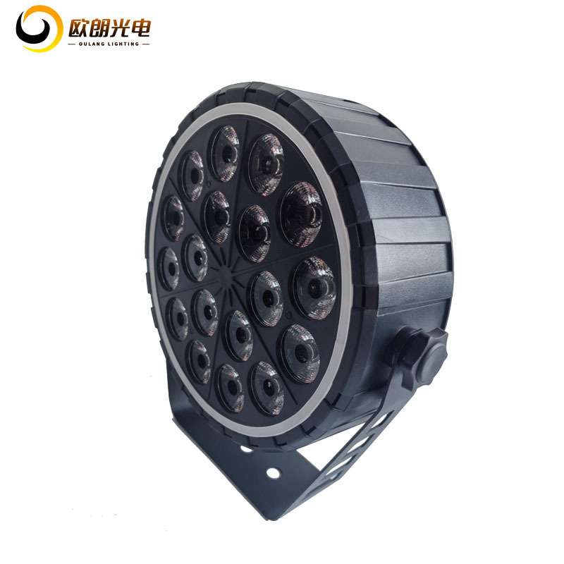 舞台灯光LED18颗4合1RGBW婚庆演出酒吧夜场声控LED带辅光led帕灯