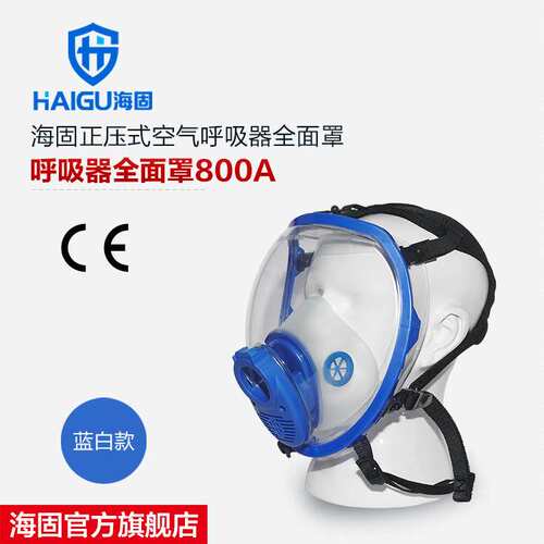海固800A（用于空呼） 空气呼吸器面罩 呼吸器配件 大视野罩