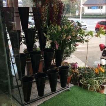 摆摊花架可移动花店花桶专用展示架铁艺多层鲜花婚庆架子家用架子