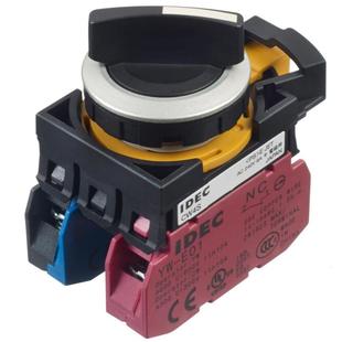 和泉Idec三位旋钮CW4S-3E11N1双边自锁三档选择开关