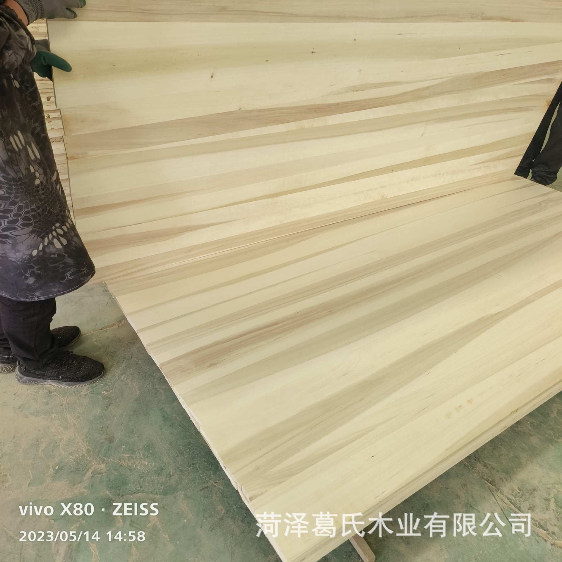 杨木直拼板杨木拼板多种规格定 制家具配件实木板厂家