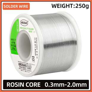 HIROSAKI TIN-LEAD SOLDER WIRE 250G SN60 PB40 ROSIN CORE FLUX