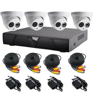 家用监控套装 家用监控设备套装 安防工程 4CH CCTV dvr kit