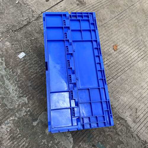 S806C仓储运输胶箱车间S型可折叠式物流周转箱650*435*310 塑料箱