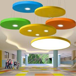 彩色园型灯卡通儿童卧室灯创意幼儿园大厅灯游乐园早教室装饰灯具