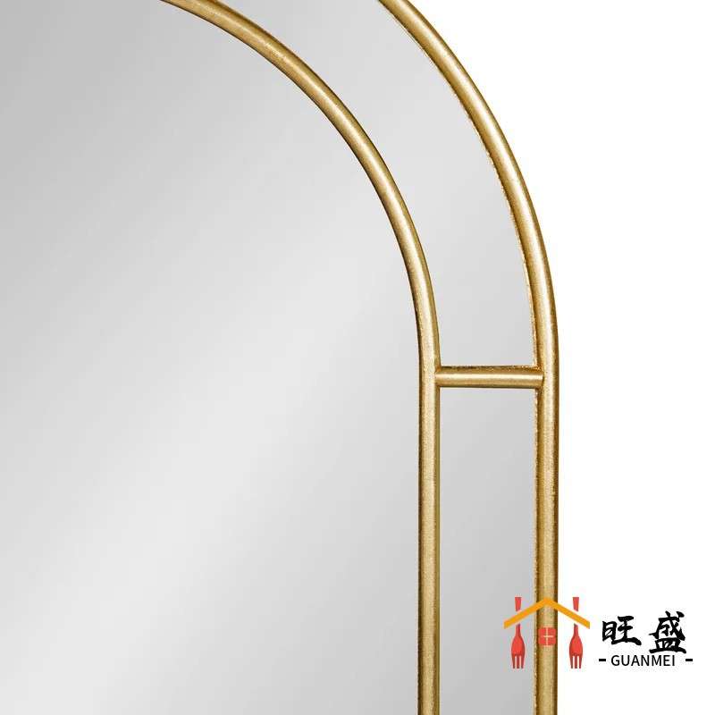 北欧卫生间浴室镜子洗手间轻奢玄关壁挂镜客厅墙面美式挂墙装饰镜