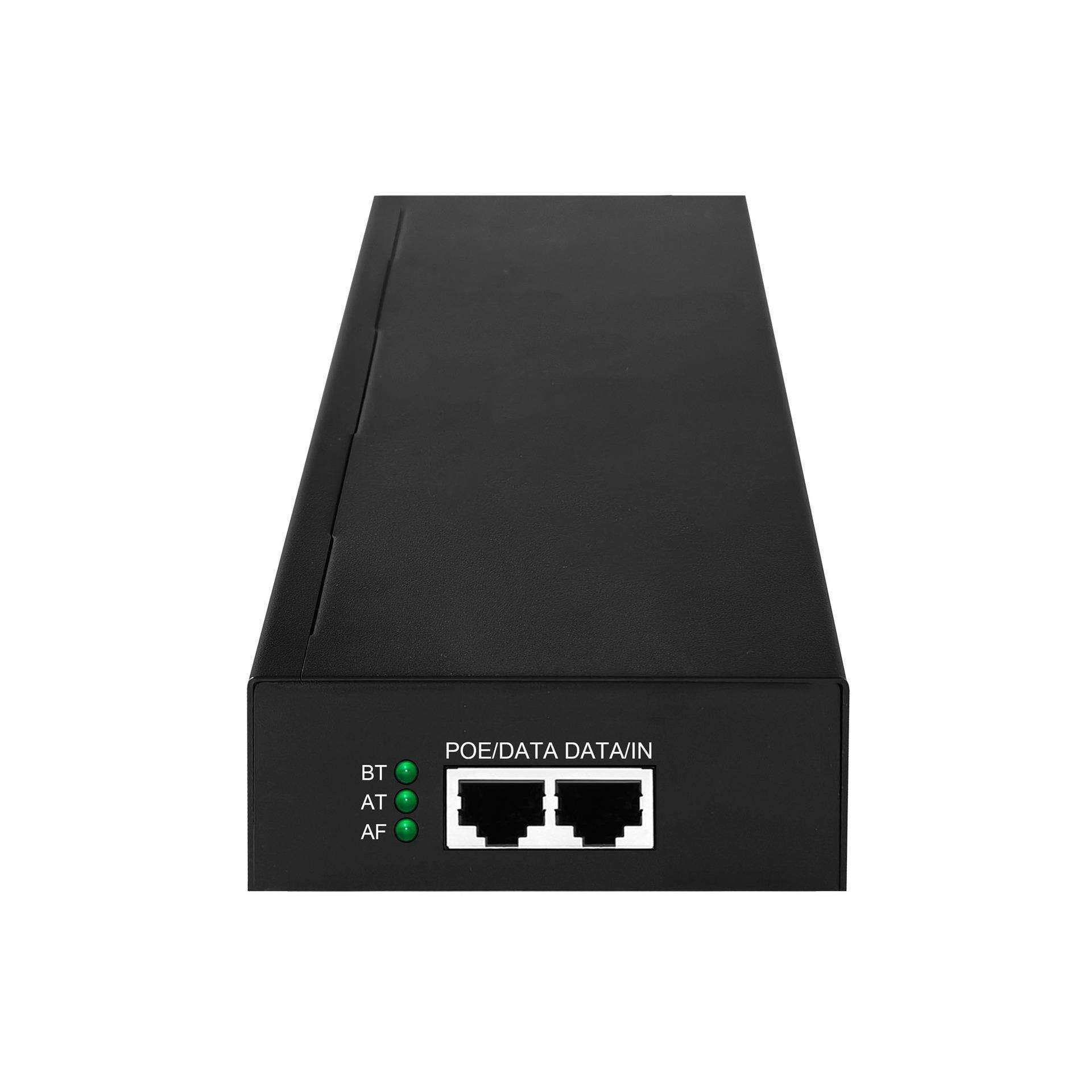 飞纳180W标准POE注入器,1G/2.5G,110-240Vac,802.3af/at/BT