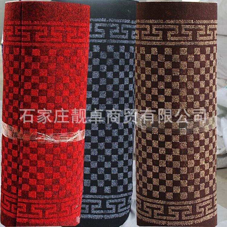 厂家 pvc地毯方块提花地毯满铺酒店门口走廊拉绒地毯楼梯满铺