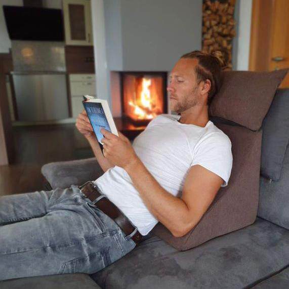 出口品质沙发阅读头枕套装人体工学靠枕床上护腰腰靠榻榻米靠背垫