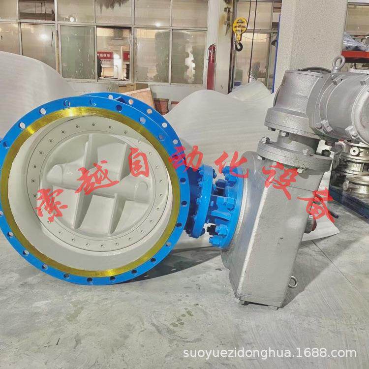 DN450电动衬氟对夹蝶阀D971F46-16C化工用电压AC220V/380V