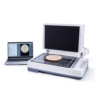 树木年轮测量仪直径面积树龄图像分析系统周长宽度树木轮数检测仪