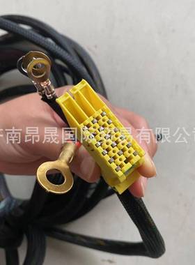 重汽HOWO T7 T5G汕德卡C7 C9配件出口712W25455-6104底盘附加线束