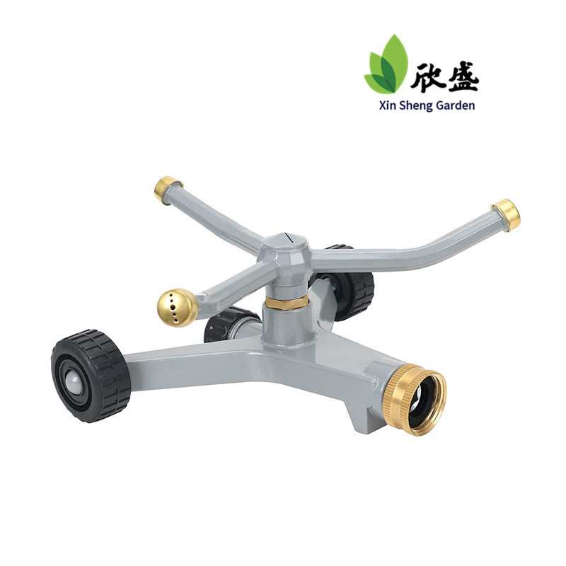 厂家 草坪洒水器 三叉臂移动串联360自动旋转花园绿化浇水喷头